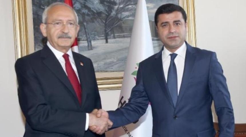 Kılıçdaroğlu, Demirtaş ve Yüksekdağ görüştü