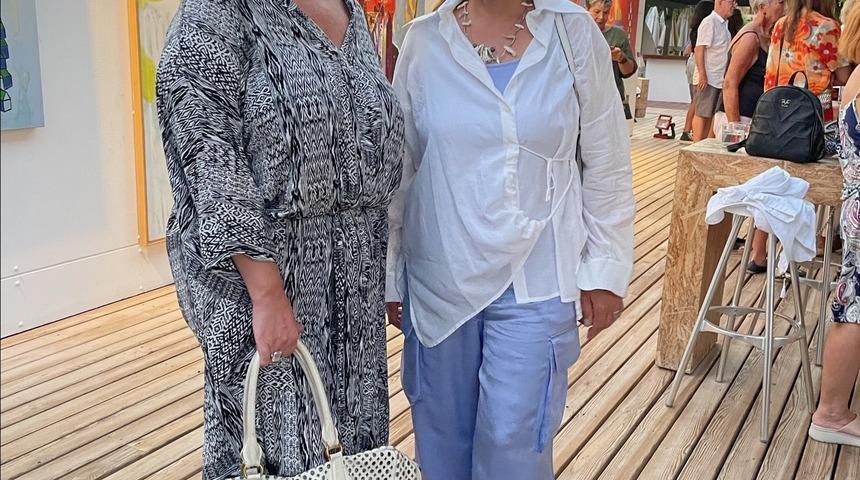 Sanatçı Yusuf Taktak'ın 'yaZaman' adlı kişisel resim sergisi Bodrum'da açıldı