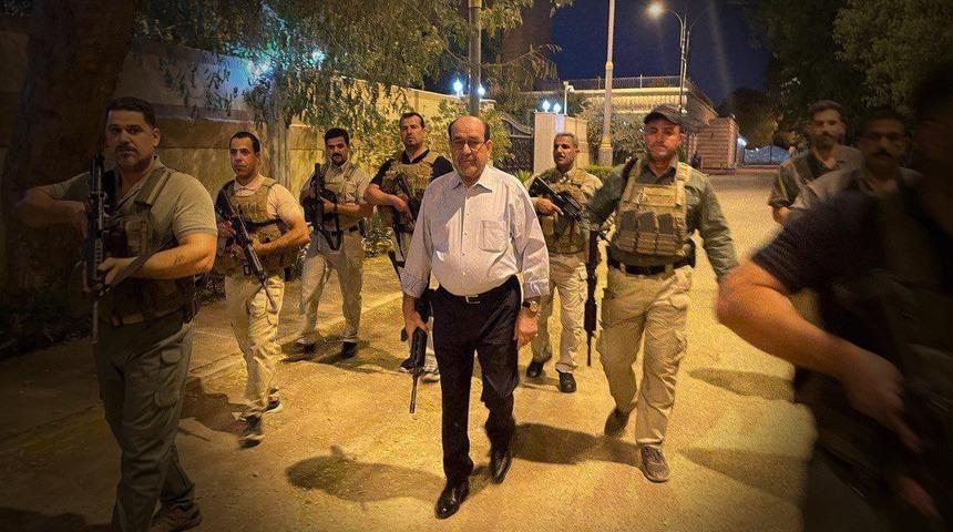 Irak'ta Meclis baskını sırasında ortalık karışmıştı! Eski Başbakan el-Maliki'nin g&uuml;ndem olan fotoğrafı hakkında flaş iddia