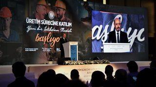 Bakan Bilgin, Bursa Üretim Sürecine Katılımın Desteklenmesi Projesi Toplantısında konuştu: