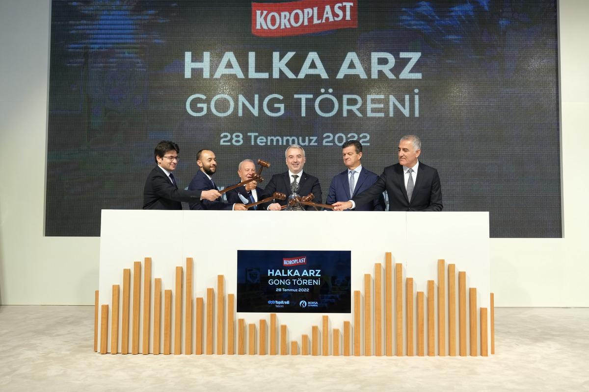 Borsa İstanbul'da gong Koroplast i&ccedil;in &ccedil;aldı