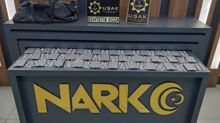 Uşak'ta uyuşturucu operasyonunda yakalanan şüpheli tutuklandı