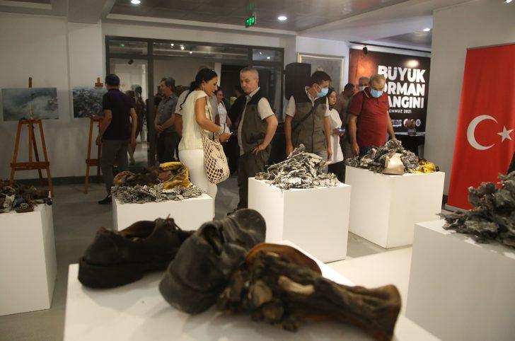 Antalya'da orman yangınlarına dikkat çekmek için sergi açıldı G3