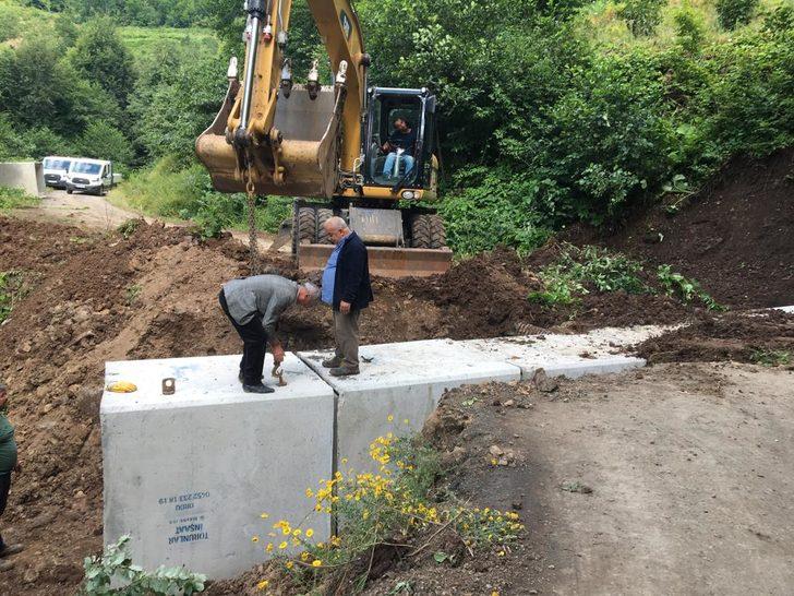 Ordu'da şiddetli yağışın yol açtığı hasarın giderilmesi için çalışmalar sürüyor G3