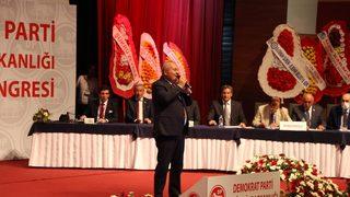 Demokrat Parti Genel Başkanı Uysal, partisinin Muğla İl Kongresi'ne katıldı