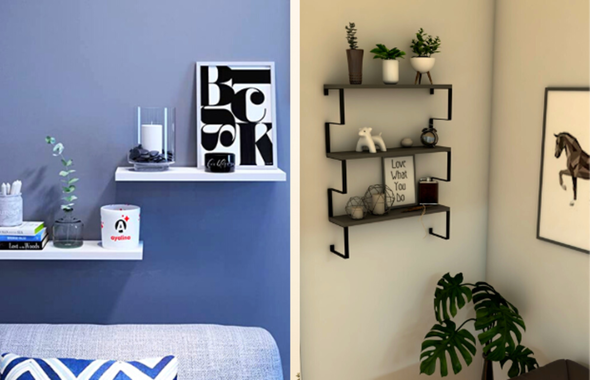 Evinizin estetiğini arttıracak en şık duvar rafı çeşitleri