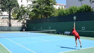 Manisa'da Büyükler Hafta Sonu Yaz Kupası Tenis Turnuvası başladı