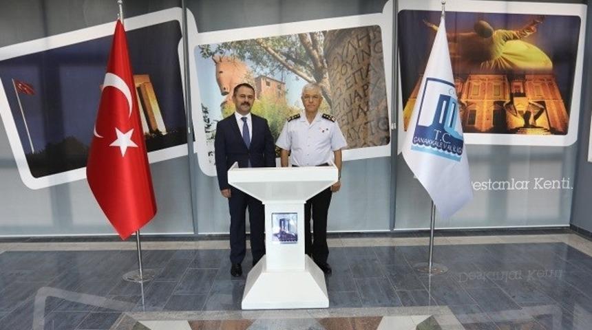 Jandarma Genel Komutanı Orgeneral Çetin, Çanakkale Valiliğini ziyaret etti