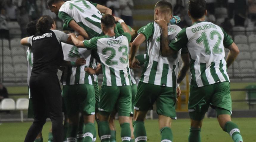 Son dakika: Konyaspor güle oynaya bir üst turda! Konyaspor BATE Borisov'u 2-0 mağlup etti...