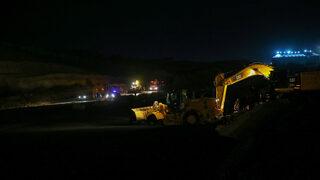 Atık su birikintisi nedeniyle kapanan TAG Otoyolu'nda temizlik çalışması başlatıldı