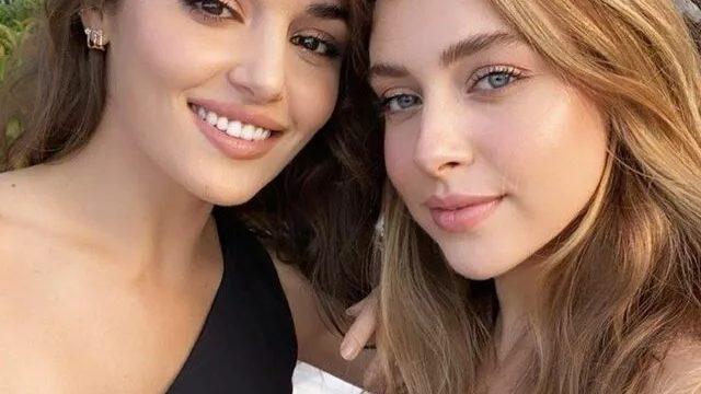 Hande Erçel'in kardeşi Gamze Erçel'in sırt dekolteli paylaşımı olay oldu! Siyahlar içinde paylaştı