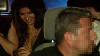 Tuba Büyüküstün ve Serkan Altunorak'ın panik anları! Aynı araçta yakalanınca...