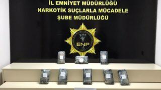 Edirne'de bir araçta 9 kilo 120 gram kokain ele geçirildi