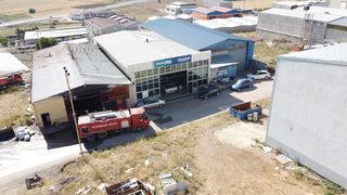 Konya'da silah fabrikasında çıkan yangın söndürüldü