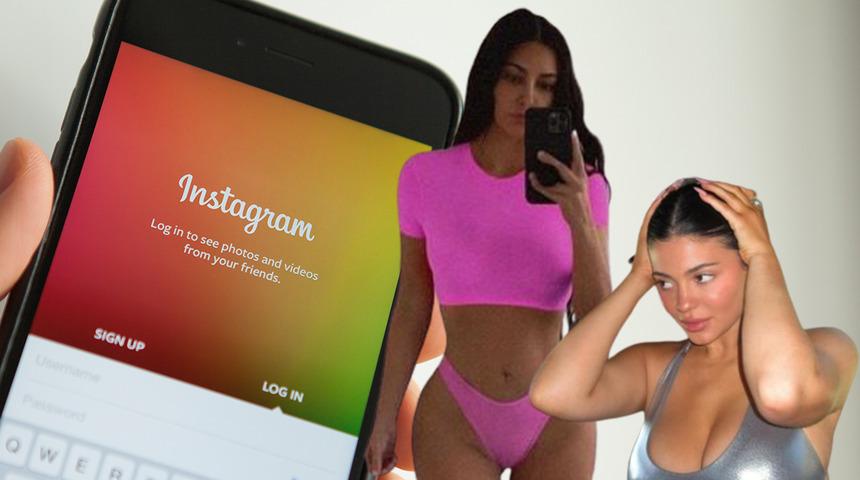 Tepkilerin işe yaradı! Instagram değişimden vazgeçti: Kylie Jenner ve Kim Kardashian da tepki göstermişti
