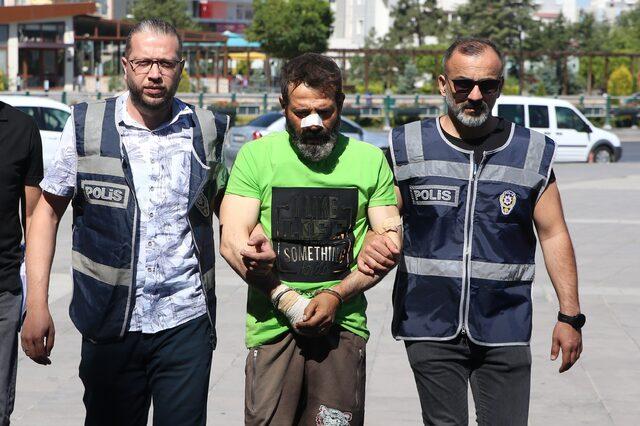 Kayseri'de iş arkadaşını öldüren zanlı adliyeye sevk edildi