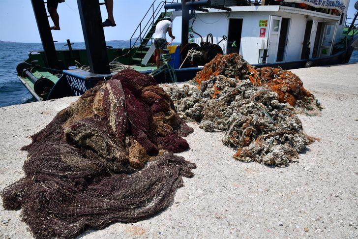 Marmara'dan 2 futbol sahası büyüklüğünde "hayalet ağ" çıkarıldı G2