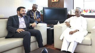 Eski Nijer Başbakanı Algabid, İslam İşbirliği Gençlik Forumunu ziyaret etti