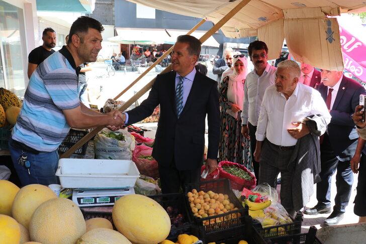 Türkiye Değişim Partisi Genel Başkanı Sarıgül Iğdır'da esnafı ziyaret etti G3