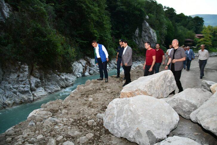Karabük'te selde zarar gören alanlarda onarım çalışmaları sürüyor G3
