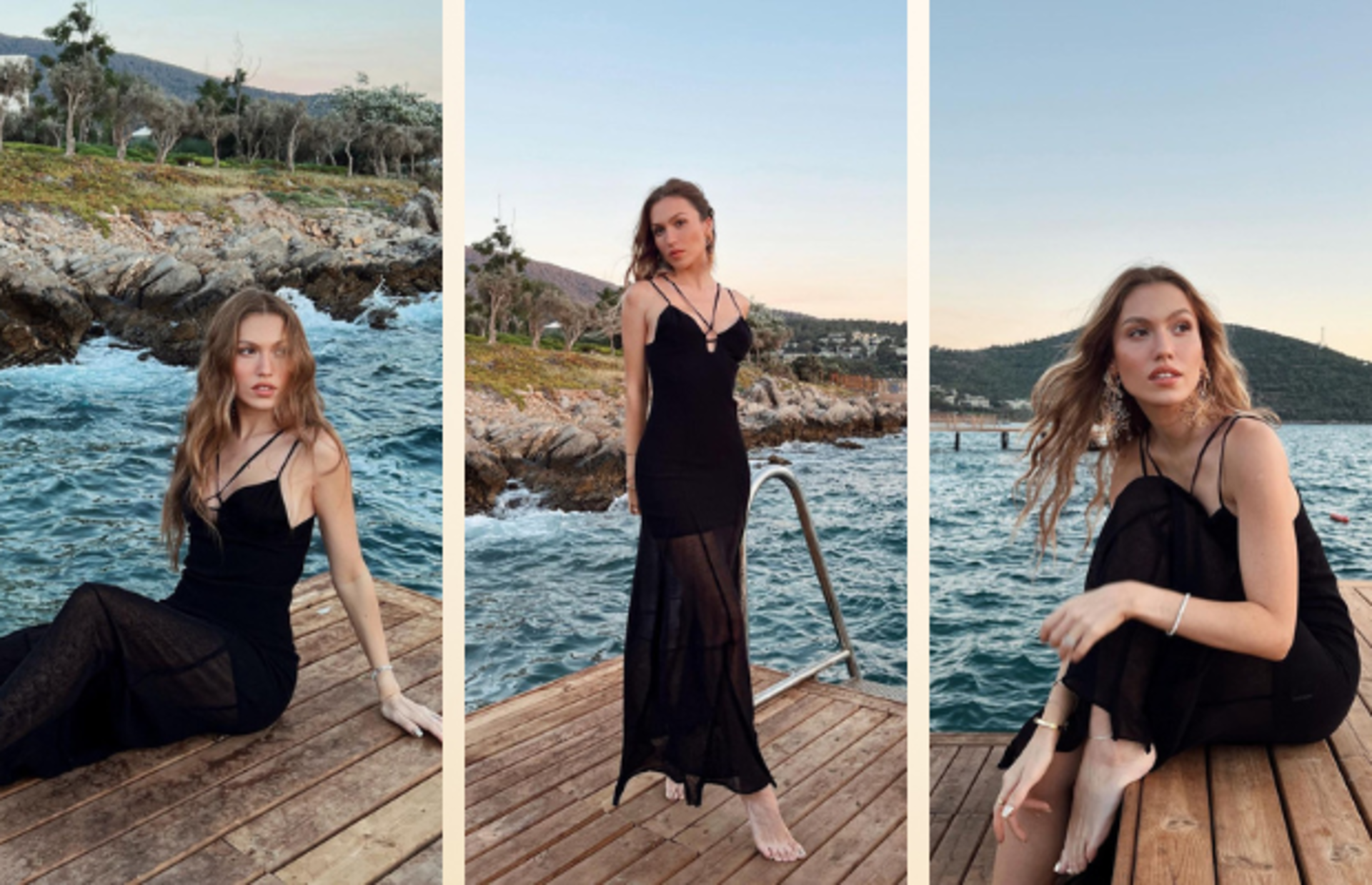 Duygu Özaslan'ın beğeni yağmuruna tutulan fotoğrafındaki siyah elbiseyi beğenenlere alternatif niteliğinde uygun fiyatlı öneriler