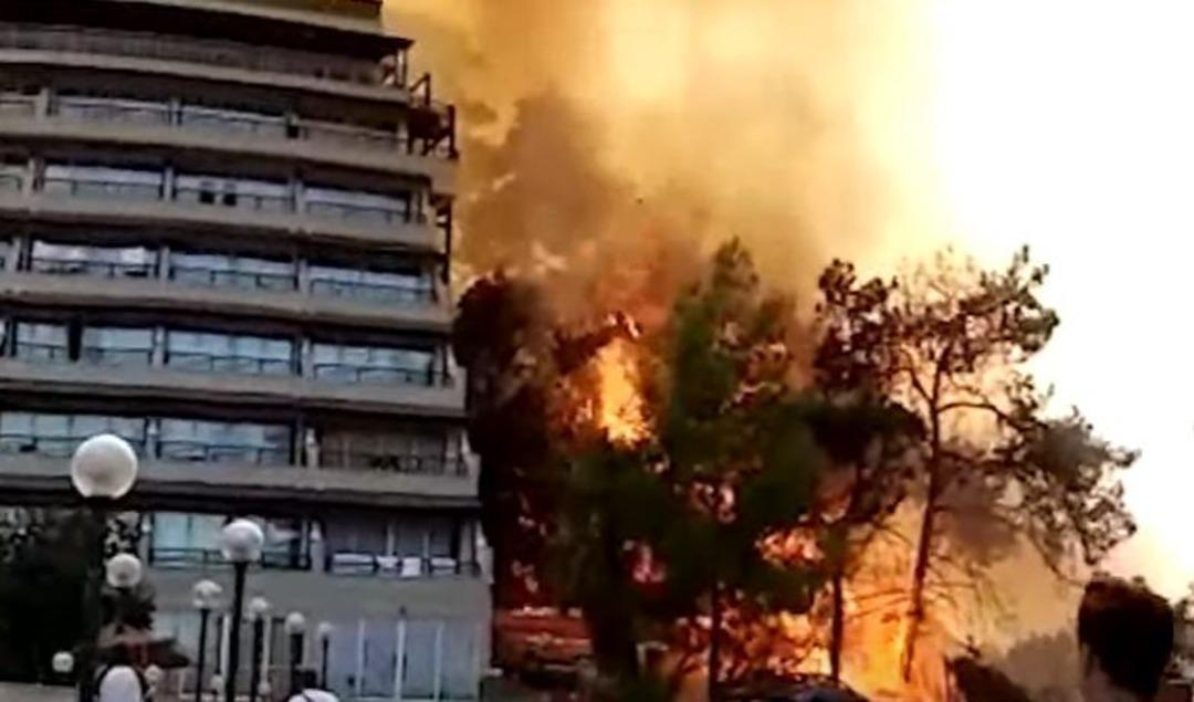 Son dakika | Marmaris'teki yangında y&uuml;rekler ağza geldi! Alevler yerleşim yerine sı&ccedil;radı: "Otelimiz yanıyor"