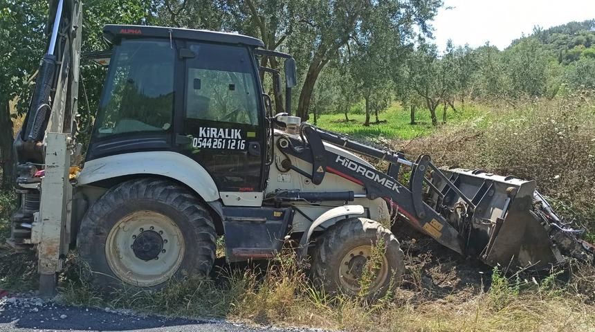 Bursa'da park halindeyken hareket eden kepçenin çarptığı motosiklet sürücüsü öldü