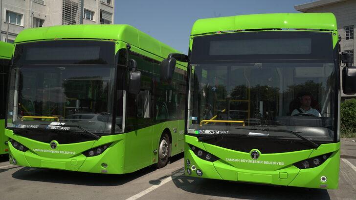 Samsun'da hizmet verecek elektrikli otobüslerin test süreci başladı G2