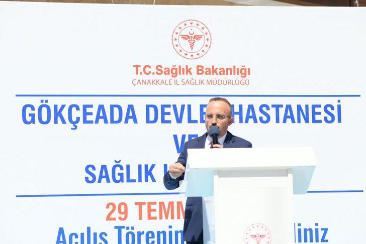 AK Parti Grup Başkanvekili Turan, Gökçeada Devlet Hastanesi'nin açılışına katıldı G2