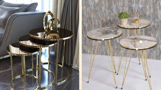 Yaşam alanınıza hem kolaylık hem şıklık katacak en güzel zigon sehpa modelleri