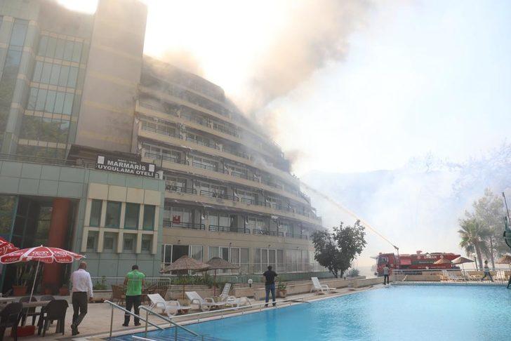 GÜNCELLEME - Marmaris'te çıkan orman yangını kontrol altına alındı G5
