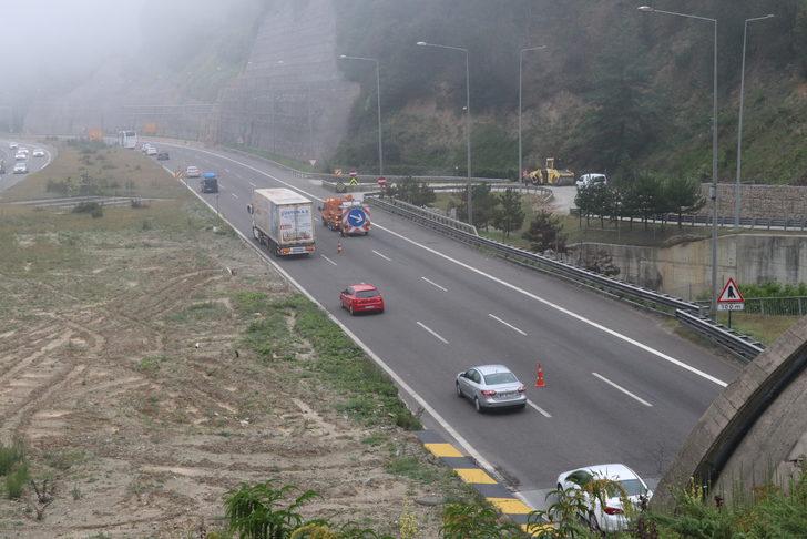 Anadolu Otoyolu'nun Bolu Dağı kesiminde bakım ve onarım çalışması başladı G2