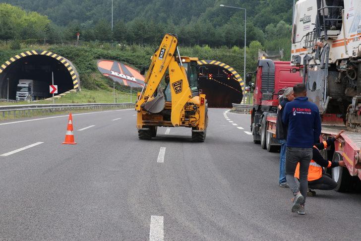 Anadolu Otoyolu'nun Bolu Dağı kesiminde bakım ve onarım çalışması başladı G3