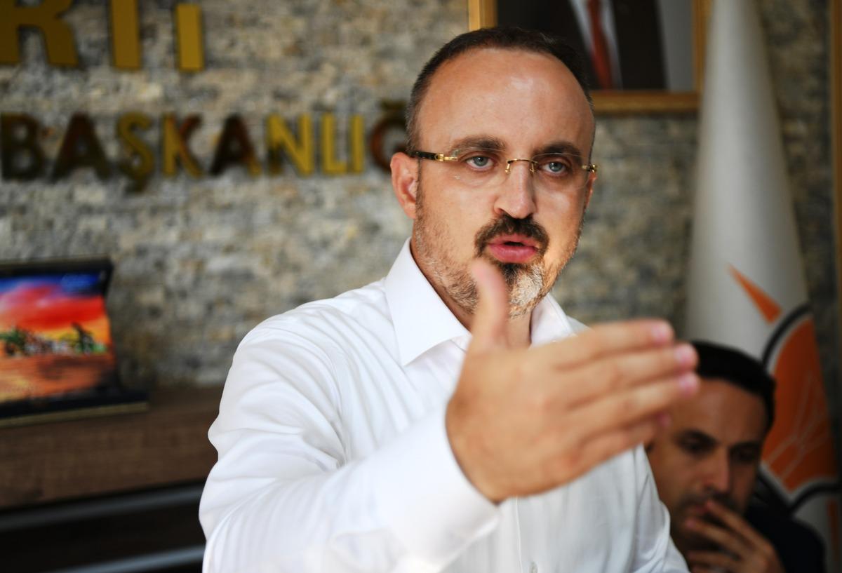 AK Parti Grup Başkanvekili Turan, partisinin G&ouml;k&ccedil;eada İl&ccedil;e Başkanlığını ziyaret etti: