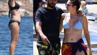 Buse Varol'un deniz keyfi! '34 bedenim' demişti ama... 