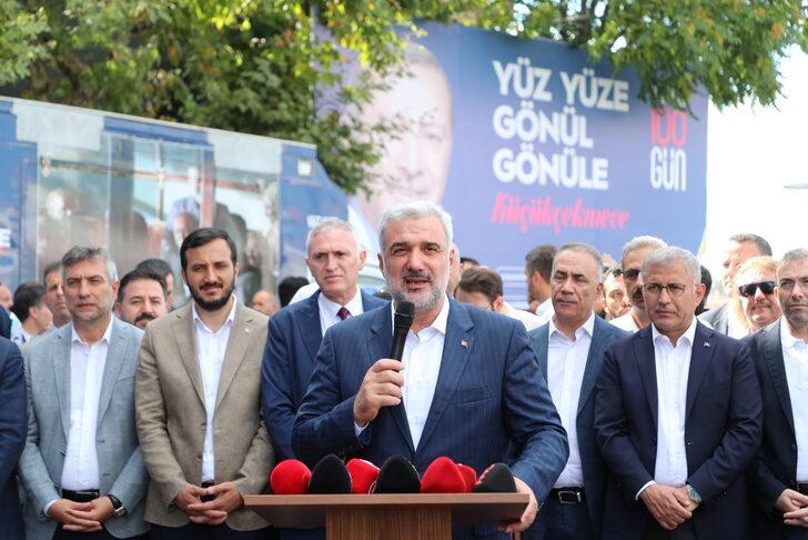 AK Parti'li ilçe belediye başkanlarından Küçükçekmece'de esnaf ziyaretleri G1