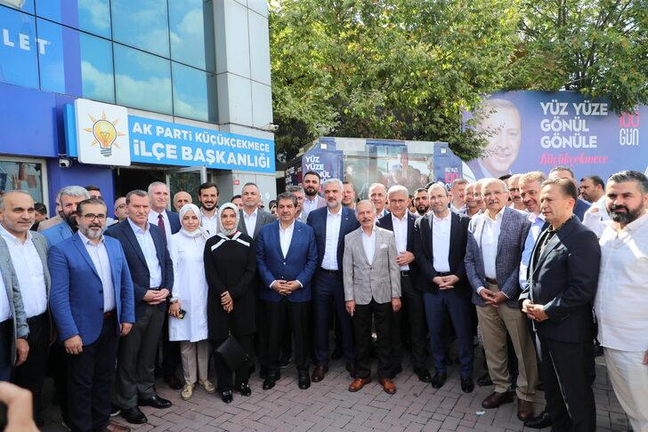 AK Parti'li ilçe belediye başkanlarından Küçükçekmece'de esnaf ziyaretleri G3