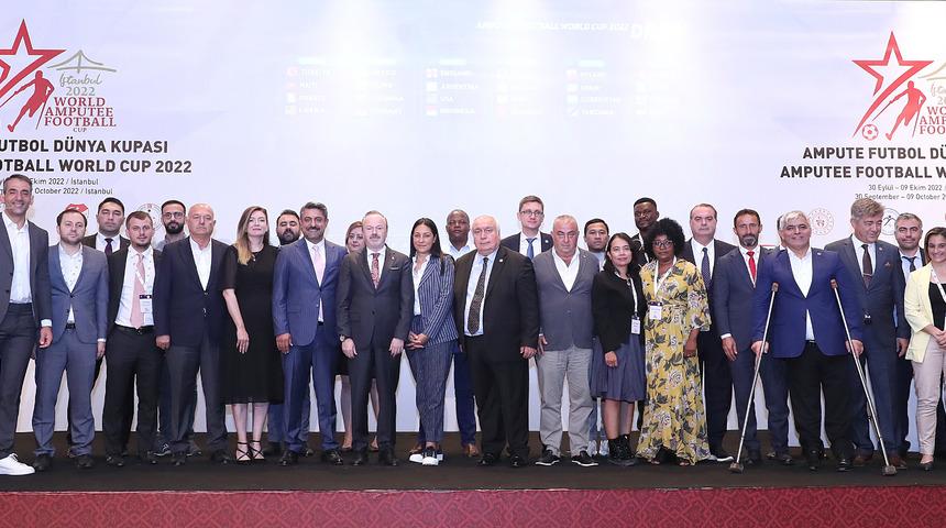 Ampute Futbol Dünya Kupası grup kura çekimi Riva'da yapıldı