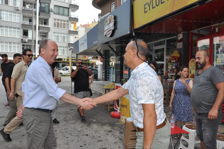 Memleket Partisi Genel Başkanı İnce, Mersin'de temaslarda bulundu G1
