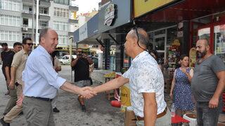 Memleket Partisi Genel Başkanı İnce, Mersin'de temaslarda bulundu