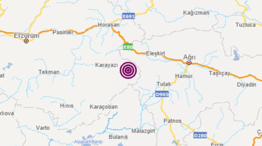 Son dakika: Erzurum'da korkutan deprem! Çevre illerden de hissedildi