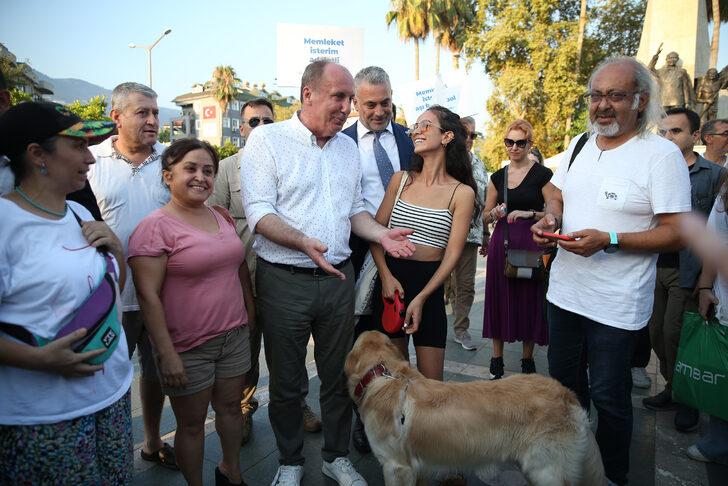 Memleket Partisi Genel Başkanı İnce, Alanya'da esnaf ziyaretinde bulundu G3