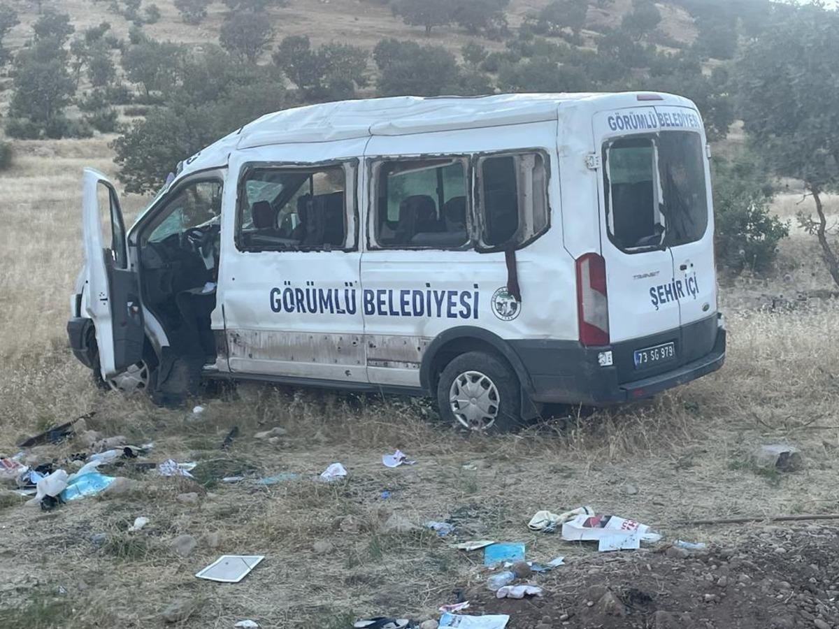 Şırnak'ta aynı beldedeki iki ayrı trafik kazasında 11 kişi yaralandı