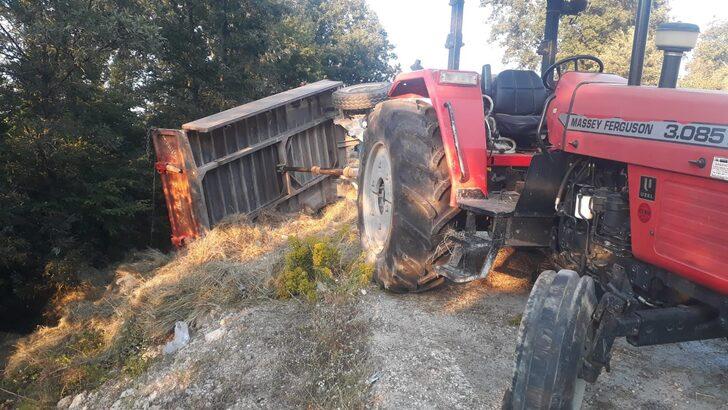 Samsun'da traktörün devrilmesi sonucu 1 kişi öldü, 1 kişi ağır yaralandı G2