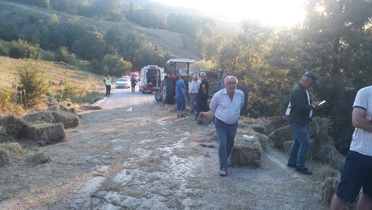 Samsun'da traktörün devrilmesi sonucu 1 kişi öldü, 1 kişi ağır yaralandı G3