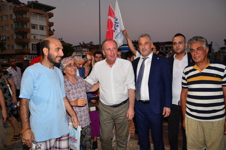 Memleket Partisi Genel Başkanı İnce, Manavgat'ta esnaf ziyaretinde bulundu G2