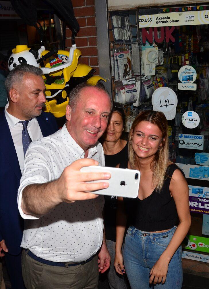 Memleket Partisi Genel Başkanı İnce, Manavgat'ta esnaf ziyaretinde bulundu G3