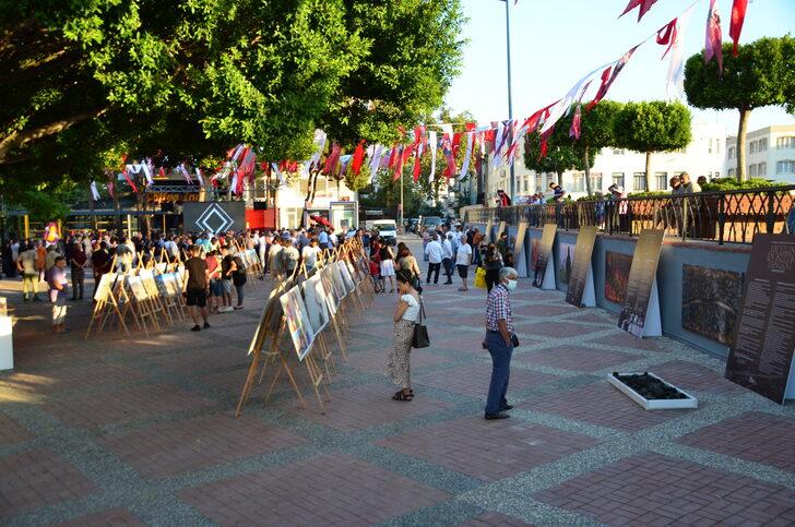 Manavgat'ta "Yüzyılın Yangını Açık Hava Müzesi" sergisi açıldı G1