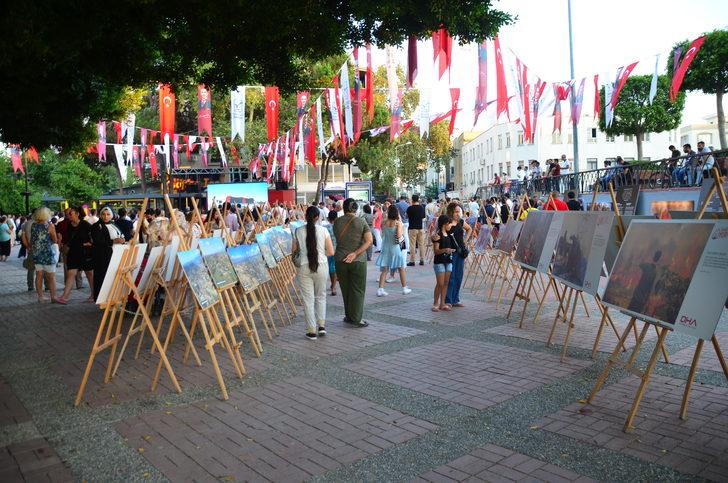 Manavgat'ta "Yüzyılın Yangını Açık Hava Müzesi" sergisi açıldı G4