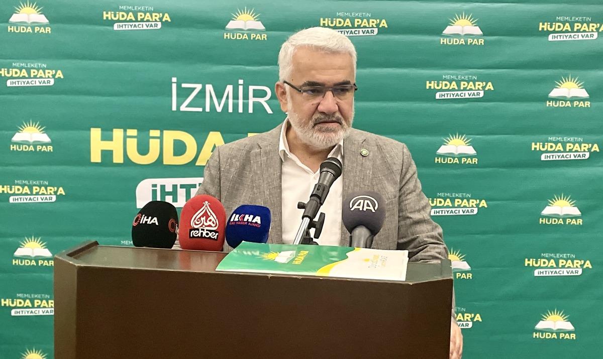 H&Uuml;DA PAR Genel Başkanı Yapıcıoğlu, İzmir'de konuştu:
